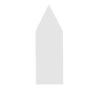 Lot de 100 étiquettes for semis, en plastique, imperméables, for pépinière, jardin, pot Pour l'enregistrement des noms de plantes(WHITE)