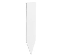 Lot de 100 étiquettes nominatives pour plantes en pot, en plastique, étiquettes de jardin, marquages, piquets de marquage pour semis, potager en plein air (blanc)