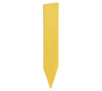 Lot de 100 étiquettes nominatives pour plantes en pot, en plastique, étiquettes de jardin, marquages, piquets de marquage pour semis, potager en plein air (jaune)