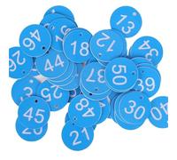 Lot de 100 étiquettes numérotées for ruche, boîte à abeilles, fournitures d'apiculture, ensemble d'outils de jardin, plaque d'immatriculation for restaurant(Blue)