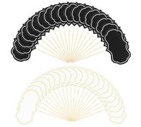 Lot de 100 étiquettes pour gâteau, décoration de buffet, étiquettes à marquer, étiquettes de buffet