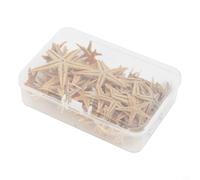 Lot de 100 étoiles de mer naturelles pour travaux manuels et utilisation dans un aquarium, lot de 20/50/100 pièces pour décoration unique (1 à 5 cm)