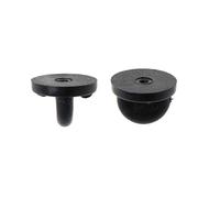 Lot de 100 fermoirs confortables en caoutchouc PVC pour épinglette à cravate