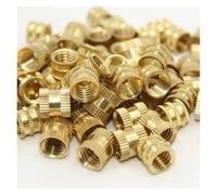 Lot de 100 fers à souder électriques à température réglable, inserts en laiton, écrous filetés, écrous moletés en cuivre thermofusibles(US plug 100pcs)