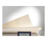 Lot de 100 Feuille BFK Rives 56x76 250g/m², 4 bords frangés, grain fin léger blanc