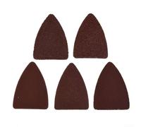 Lot de 100 feuilles abrasives triangulaires avec patin de ponçage pour outil multifonction oscillant Multimaster 60 80 120 180 240 Grain accessoires