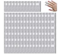 Lot de 100 feuilles d'aluminium pour dissolvant de vernis à ongles gel Soak Off pour usage domestique et salon de beauté