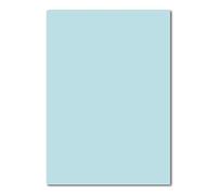 Lot de 100 feuilles de carton de bricolage DIN A4, bleu clair, 240 g/m², 21 x 29,7 cm, à bricoler pour album photo, carte de menu, imprimable, bricolage créatif