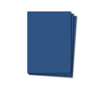 Lot de 100 feuilles de carton de bricolage DIN A4, bleu foncé, 240 g/m², 21 x 29,7 cm, à bricoler, pour album photo, carte de menu, imprimable, bricolage créatif