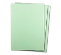 Lot de 100 feuilles de carton de bricolage DIN A4, vert menthe, vert clair, 240 g/m², 21 x 29,7 cm, pour bricoler pour album photo, carte de menu, imprimable, faire soi-même