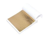 Lot de 100 feuilles de cuivre imitation or, argent, 8 x 8,5 cm, for loisirs créatifs, peinture, nail art, dorure, décoration d'intérieur(100pcschampagne gold)
