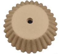 Lot de 100 feuilles de filtre à café W250/110 en forme de fleur pour Hario et similaire pour appareils à verser sur les appareils, 100 feuilles de filtration naturelle (marron)