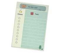Lot de 100 feuilles de notes adhésives Lapins - 6 notes autocollantes pour plan quotidien - Joli bloc-notes animal - Planification hebdomadaire - Fournitures scolaires et de bureau