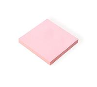Lot de 100 feuilles de notes autocollantes carrées pour bureau, école, maison, papeterie, style simple, facile à transporter