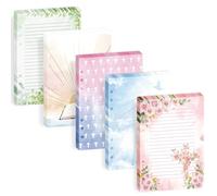 Lot de 100 feuilles de papier A5 pour planificateur, 120 g/m² épais en croix chrétienne, papier religieux à 6 trous pour classeur A5 à 6 anneaux, journal de prière, journal d'église, budget