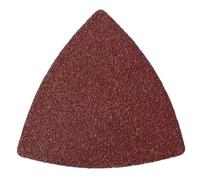 Lot de 100 feuilles de papier abrasif triangulaires auto-agrippantes pour outil multifonction oscillant de 8,9 cm, grain 40-400 (80)
