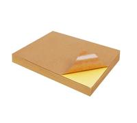 Lot de 100 feuilles de papier adhésif multifonction imprimable pour adresses, étiquettes d'adresse, étiquettes adhésives pour travaux manuels