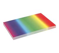 Creotime papier arc-en-ciel A4 21 x 29,7 cm 100 pièces Multicolore