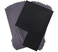 Lot de 100 feuilles de papier carbone noire Selizo - Pour le transfert sur bois, papier, toile et autres surfaces - 23 x 33 cm