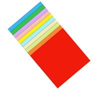 Lot de 100 feuilles de papier carrées pliables, faciles à plier, colorées, pour loisirs créatifs