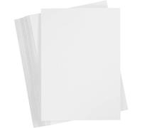 Lot de 100 feuilles de papier cartonné A6 105 x 148 mm, 180 mm, blanc neige