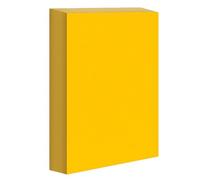 Lot de 100 feuilles de papier coloré A4 70 g/m² (jaune doré) | Buntes Papier Zum Basteln Papier Copie et Imprimer Papiers Décoration, Croquis, Découpage, Bricolage Artisanat Fait à la Main