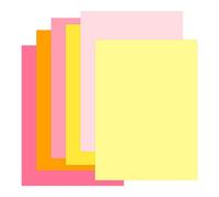 Lot de 100 feuilles de papier coloré Orange Serie 120 g A4 multicolore, 6 couleurs, papier pour imprimante, photocopieur, papier origami