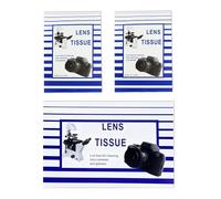 Lot de 100 feuilles de papier de nettoyage pour objectif, chiffon en coton doux pour appareil photo, téléphone, ordinateur, outil d'essuyage professionnel en microfibre anti-rayures