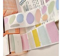 Lot de 100 feuilles de papier de note auto-adhésif pour écrire, bloc-notes collant, rappel sur agenda, agenda, livre, collant pour écrire