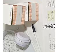 Lot de 100 feuilles de papier de note auto-adhésif pour écrire, bloc-notes collant, rappel sur agenda, agenda, livre, collant pour écrire