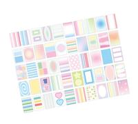 Lot de 100 feuilles de papier de notes décoratives multi-usages pour journal intime, carnet de notes, scrapbooking, décoration