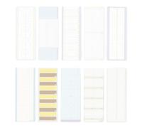 Lot de 100 feuilles de papier décoratif pour journal, 5 x 14 cm, bloc-notes pour planificateur, journal, carnet de notes, scrapbooking, décoration, bloc-notes vertical, bloc de liste de choses à faire