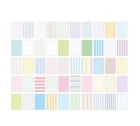 Lot de 100 feuilles de papier multifonction pour journal intime, notes décoratives pour prise de notes quotidiennes, gribouillage, dessin, feuilles légères et déchirables pour dessin et rappels