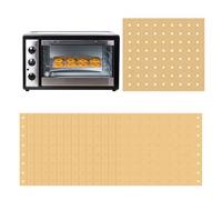 Lot de 100 feuilles de papier parchemin, friteuse à air, grille-pain, four rectangulaire, 30 x 25 cm