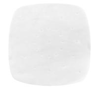 Lot de 100 feuilles de papier pour cuiseur vapeur, antiadhésives, résistantes à la chaleur, perforées, carrées, pour friteuse à air, cuisson de boulettes à la vapeur, Dim Sum, (Blanche)