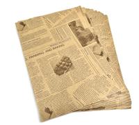 Lot de 100 feuilles de papier pour hamburger, 23 × 33 cm, résistant à la | Cellulose de bois 38 g/m² - Protection contre la graisse sans fluor - Pour le contact alimentaire - Résistant à la graisse et