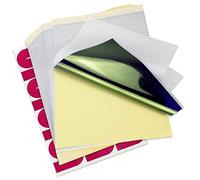 Lot de 100 feuilles de papier transfert thermique à 4 couches pour tatouage, format A4, transfert durable et application facile (MOKOHOA)