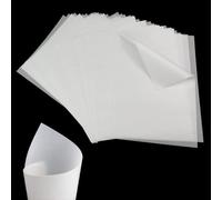 Lot de 100 feuilles de papier transparent A4 - 53 g/m² - Format A4 - Pour imprimante, papier acide sulfurique - Pour artisanat, copie, croquis, copie, dessin, calligraphie