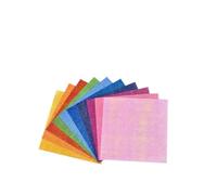 Lot de 100 feuilles papier nacré coloré pailleté for origami, fait main, for bricolage, scrapbooking, pliage, carré Pour Les Projets De Bricolage(15x15cm)