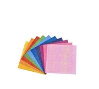 Lot de 100 feuilles papier origami nacré, pailleté, simple face, fait main, motif grue, pliable, for enfants, DIY, scrapbooking Pour Les Projets De Bricolage(10x10cm)