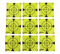 Lot de 100 feuilles réflecteurs pour tunnel (A) | Cinq tailles mixtes de 20 à 60 mm, 20 pièces chacune, adaptables à différentes distances, points de mesure précis