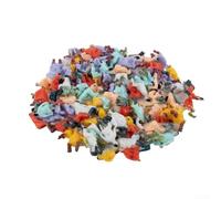 Lot de 100 figurines H0 assis laqué 1:87 modélisme personnes pour modélisme ferroviaire Diorama accessoires plastique ABS réaliste