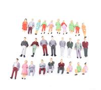 Lot de 100 figurines personnelles à l'échelle 1 50 1 75 1 100 pour modèles de table à sable, scène de diorama assortie, matériau plastique ABS très détaillé pour projets éducatifs de loisirs, tailles