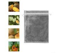 Lot de 100 filets en nylon pour couvrir les fruits individuels y compris les pommes, les poires, les prunes, les nectarines et les agrumes (13 x 18 cm)