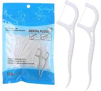 Lot De 100 Fils Dentaires De, Jetables En Soie Dentaire,Nettoyage Des Dents, Pour Enlever La Plaque Et Les Débris Alimentaires, Nettoyage Efficace Des Dents Et Des Gencives,Facile À Utiliser