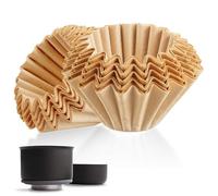 Lot de 100 filtres à café marron non blanchi compatibles avec les machines à café Fellow Stagg X