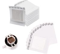 Lot De 100 Filtres À Café Pour Camping,Goutte À Goutte Avec Oreilles Suspendues,Filtre À Café Portable Pour La Plupart Des Tasses,Voyages,Camping,Maison,Bureau