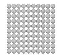 Lot de 100 Filtres à Tuyaux, écrans à Billes Réutilisables en Acier Inoxydable de 16 Mm avec Bon Filtrage des écrans de Bol de Tabac Lavables pour Fumer