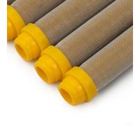 Lot de 100 filtres de pulvérisation sans air en acier inoxydable 304 100 mailles pour outils de pulvérisation Wagner, filtres de rechange jaunes pour couche de base,