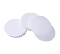 Lot de 100 filtres ronds de laboratoire pour expériences scientifiques, 12,5 cm et 18 cm de diamètre, débit à vitesse moyenne, qualité qualitative, compatible avec (12,5 cm)